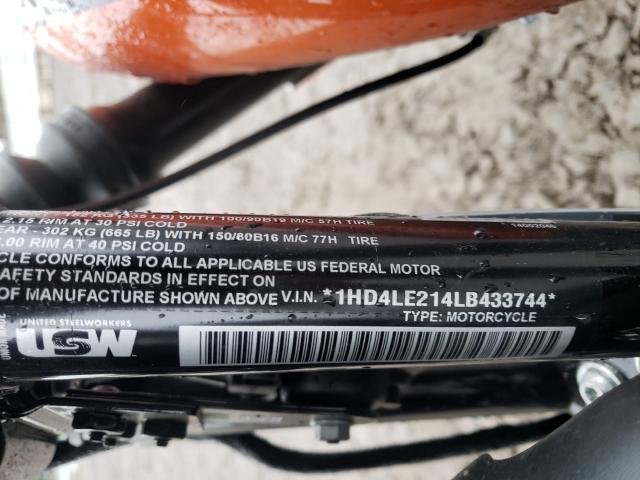 2020 HARLEY-DAVIDSON XL883 N 1HD4LE214LB433744