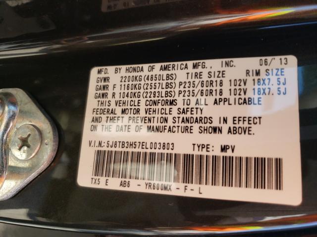 2014 ACURA RDX TECHNO 5J8TB3H57EL003803