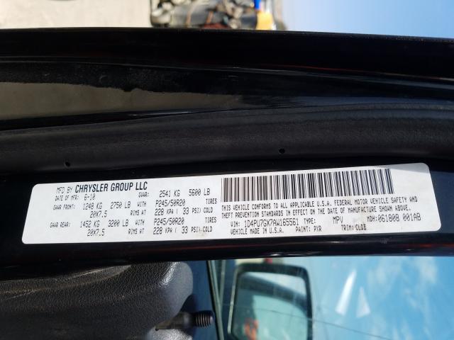 2010 DODGE NITRO SHOC 1D4PU7GX7AW165561