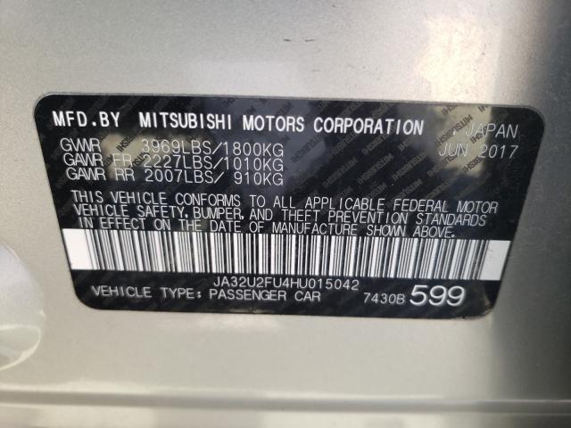 2017 MITSUBISHI LANCER ES JA32U2FU4HU015042