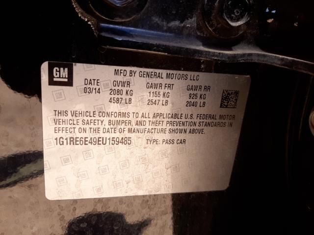 VIN 1G1RE6E49EU159485 2014 Chevrolet Volt no.10