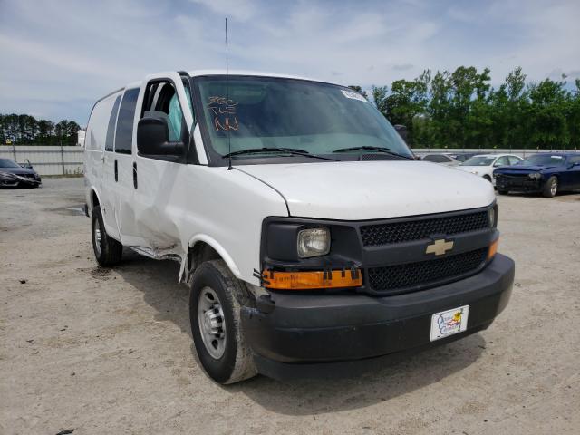 Salvage trucks for sale at Lumberton, NC auction: 2017 Chevrolet Express G2