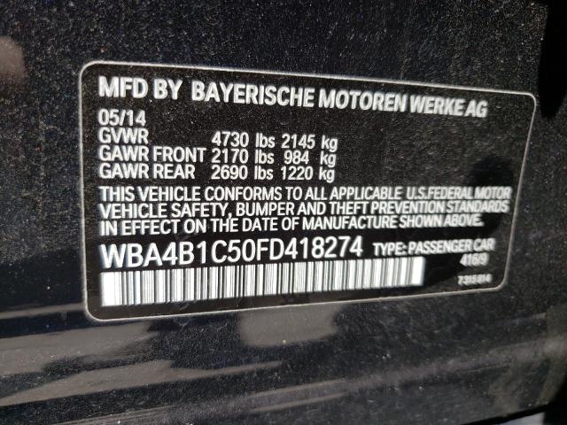 2015 BMW 435 I GRAN WBA4B1C50FD418274