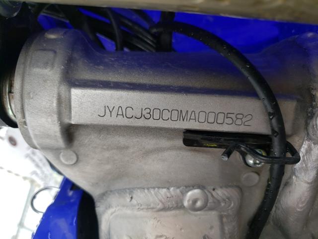 2021 YAMAHA YZ450 FX JYACJ30C0MA000582