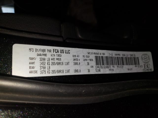 2016 JEEP GRAND CHER 1C4RJFBG1GC488675