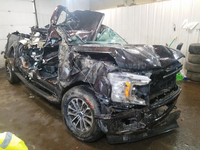 Salvage cars for sale from Copart Lyman, ME: 2019 Ford F150 Super