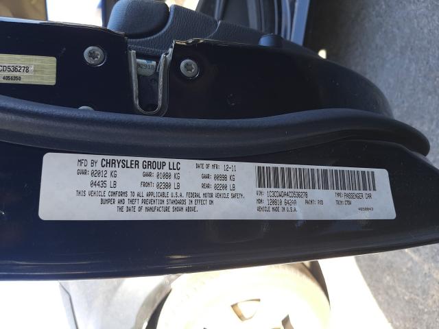 2012 DODGE CALIBER SX 1C3CDWDA4CD536278