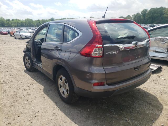 2015 HONDA CR-V LX 5J6RM4H33FL027843