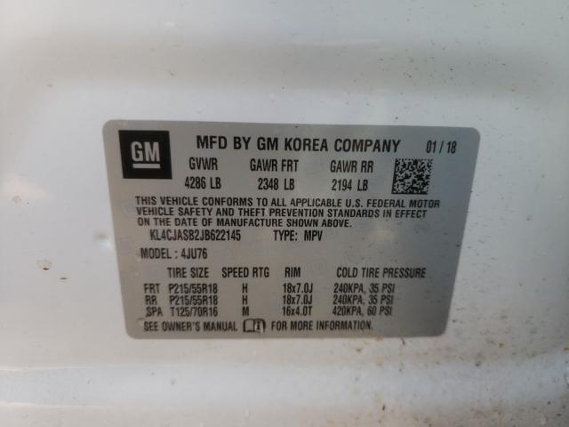 2018 BUICK ENCORE PRE KL4CJASB2JB622145