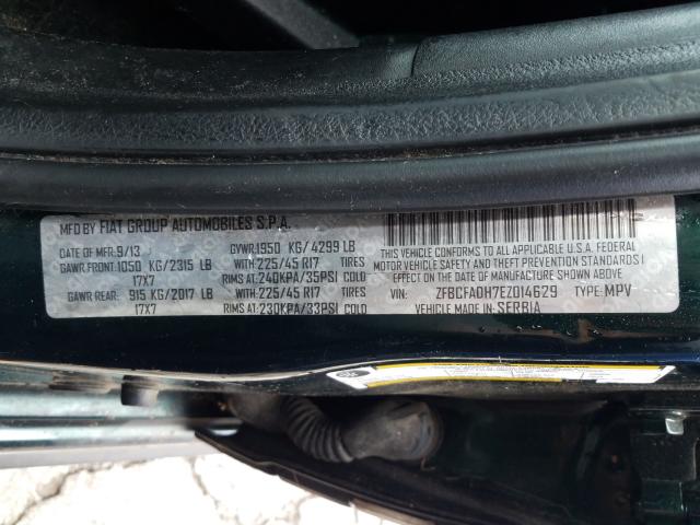 2014 FIAT 500L TREKK ZFBCFADH7EZ014629