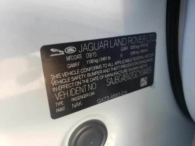 2016 JAGUAR XF S SAJBG4BV2GCY04489