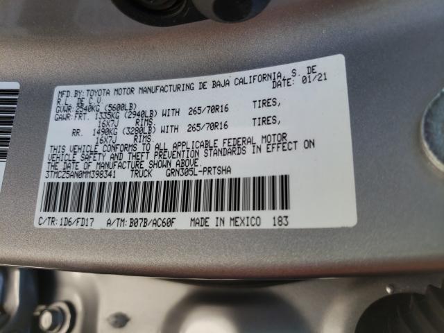2021 TOYOTA TACOMA DOU 3TMCZ5AN0MM398341
