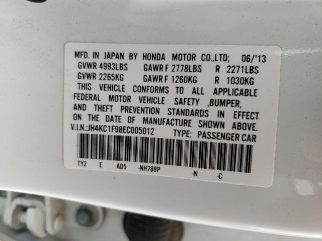 2014 ACURA RLX ADVANC JH4KC1F98EC005012