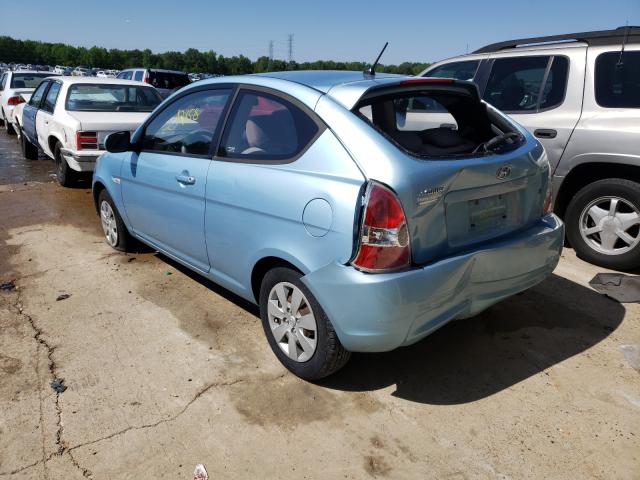 2010 HYUNDAI ACCENT BLU KMHCM3AC2AU161354
