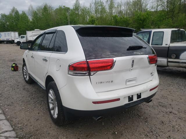 VIN JHMGK5H5XGX009620 2011 LINCOLN MKX no.3