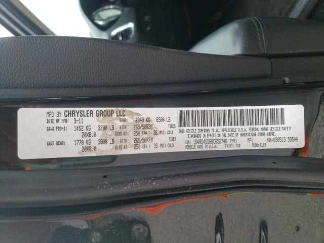 2011 DODGE DURANGO CR 1D4RD4GG8BC652746