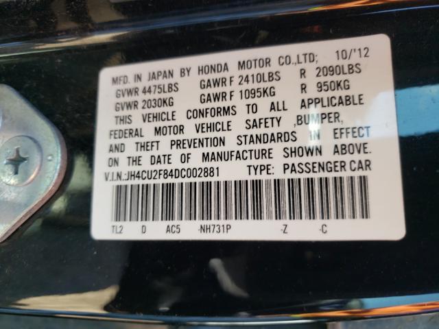 2013 ACURA TSX SE JH4CU2F84DC002881