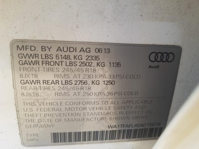 2014 AUDI A4 ALLROAD WA1TFAFL4EA015678