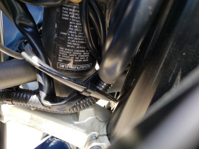 2018 TRIUMPH MOTORCYCLE TIGER 800 SMTE10BF4JT873756