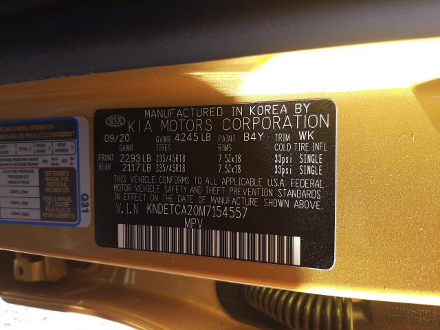 2021 KIA SELTOS SX KNDETCA20M7154557
