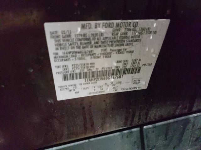 2011 FORD TAURUS SEL 1FAHP2EW6BG167681