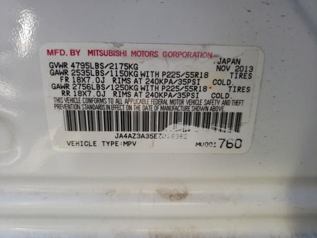 2014 MITSUBISHI OUTLANDER JA4AZ3A35EZ018382