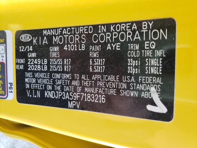 2015 KIA SOUL + KNDJP3A59F7183216
