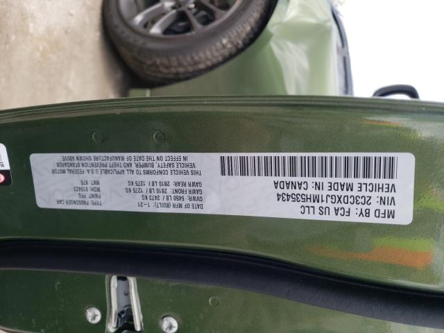 2021 DODGE CHARGER SC 2C3CDXGJ1MH535434