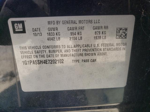 2014 CHEVROLET CRUZE LS 1G1PA5SH4E7202102