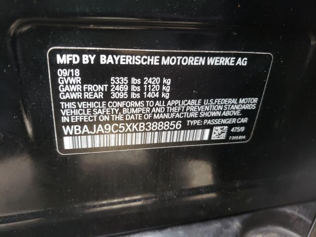2019 BMW 530E WBAJA9C5XKB388856