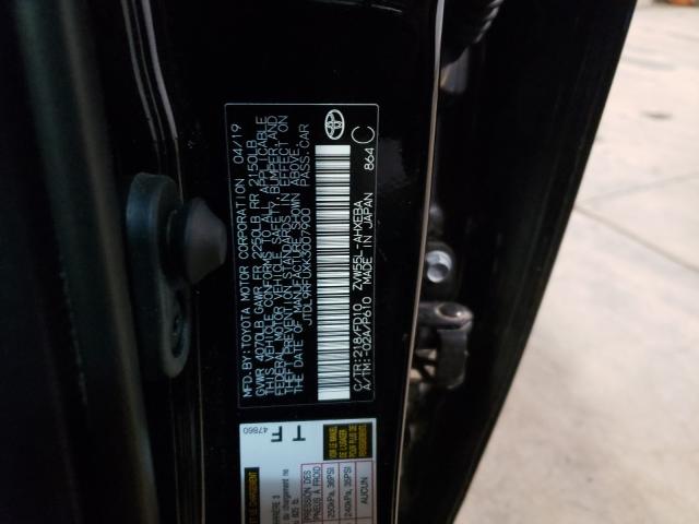 2019 TOYOTA PRIUS JTDL9RFUXK3007900