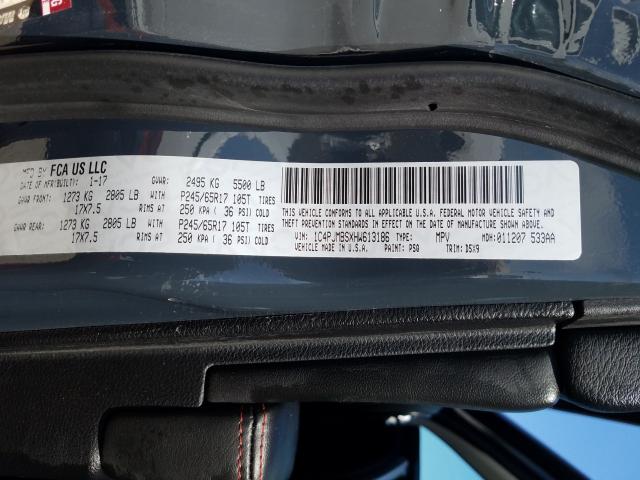 2017 JEEP CHEROKEE T 1C4PJMBSXHW613186