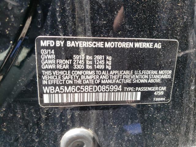 2014 BMW 550 IGT WBA5M6C58ED085994