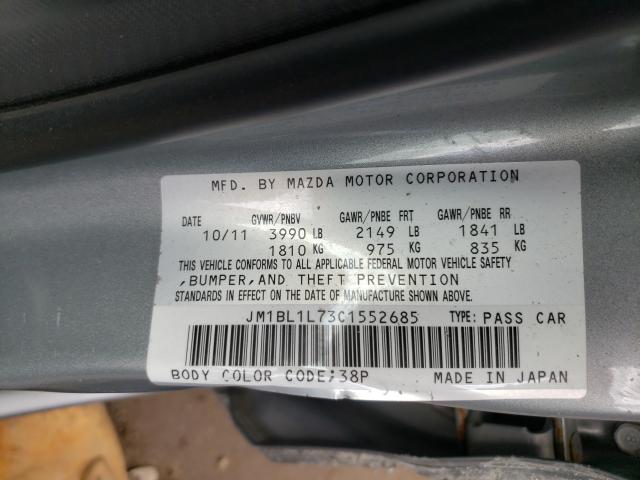 2012 MAZDA 3 I JM1BL1L73C1552685
