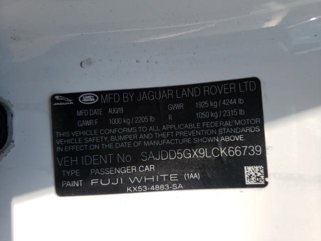 2020 JAGUAR F-TYPE SAJDD5GX9LCK66739