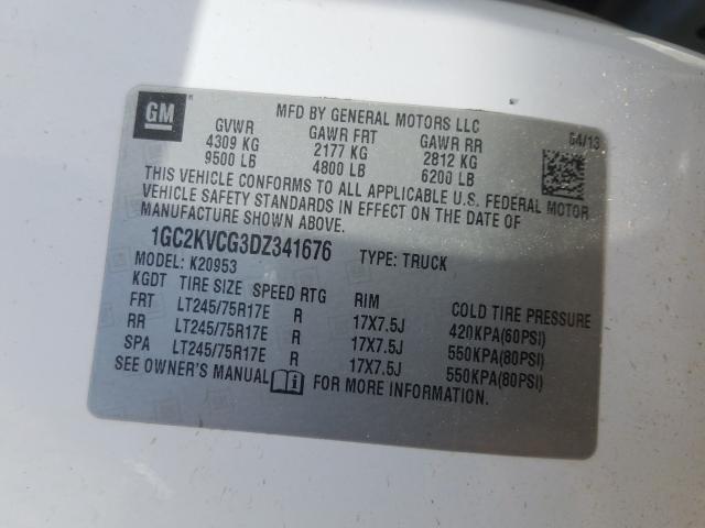 VIN 4T1B11HKXKU840487 2013 CHEVROLET SILVERADO no.10