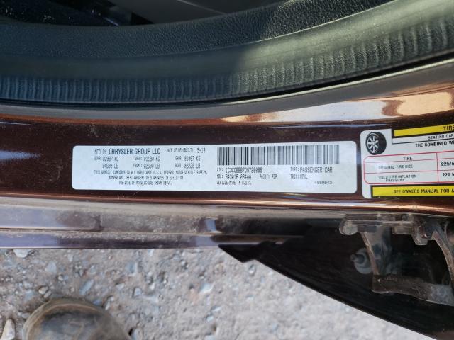 2013 CHRYSLER 200 TOURIN 1C3CCBBB7DN728099