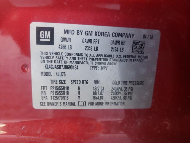 2018 BUICK ENCORE PRE KL4CJASB7JB690134