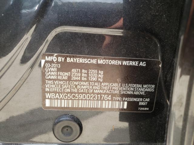 2013 BMW 528 I WBAXG5C59DD231764