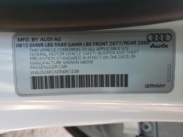 2013 AUDI S7 PRESTIG WAU32AFCXDN041238