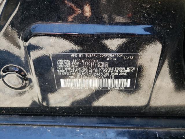 2018 SUBARU WRX LIMITE JF1VA1H66J9825318