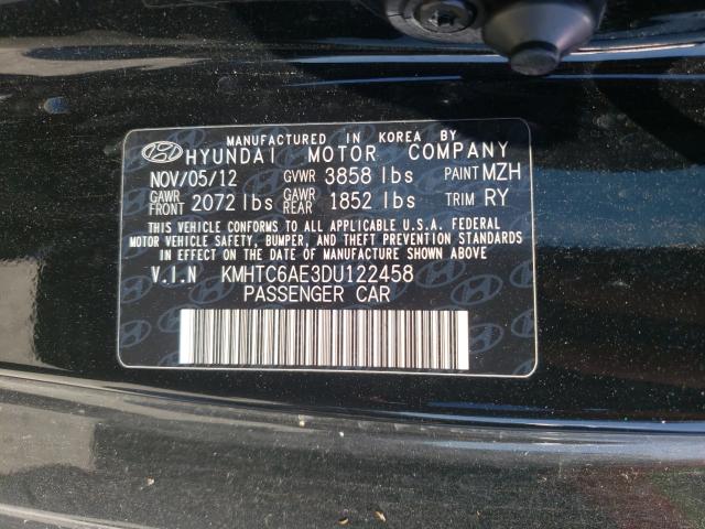 2013 HYUNDAI VELOSTER T KMHTC6AE3DU122458