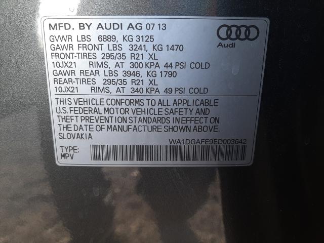 2014 AUDI Q7 PRESTIG WA1DGAFE9ED003642