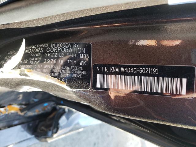 2015 KIA K900 KNALW4D40F6021191