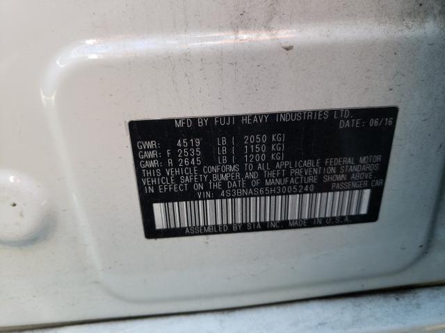 2017 SUBARU LEGACY SPO 4S3BNAS65H3005240