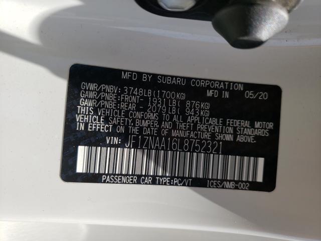 2020 TOYOTA 86 JF1ZNAA16L8752321