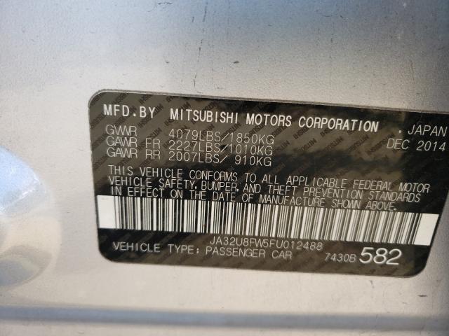 2015 MITSUBISHI LANCER GT JA32U8FW5FU012488
