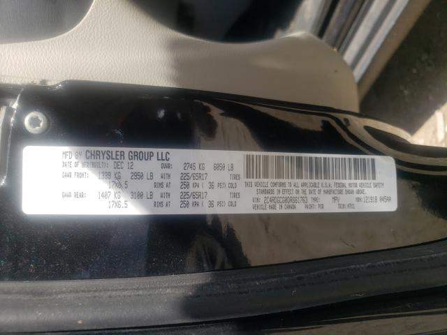 2013 DODGE GRAND CARA 2C4RDGCG0DR661763