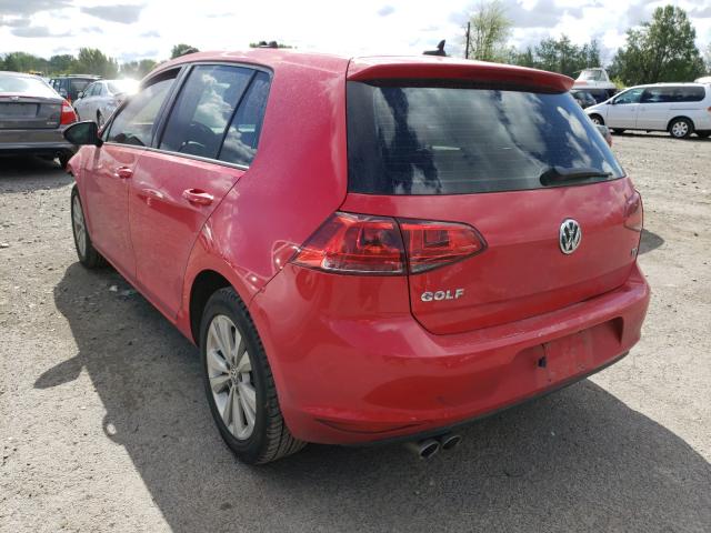 2015 VOLKSWAGEN GOLF TDI 3VW2A7AU2FM060252