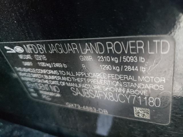 2018 JAGUAR XF SAJBS4FX8JCY71180